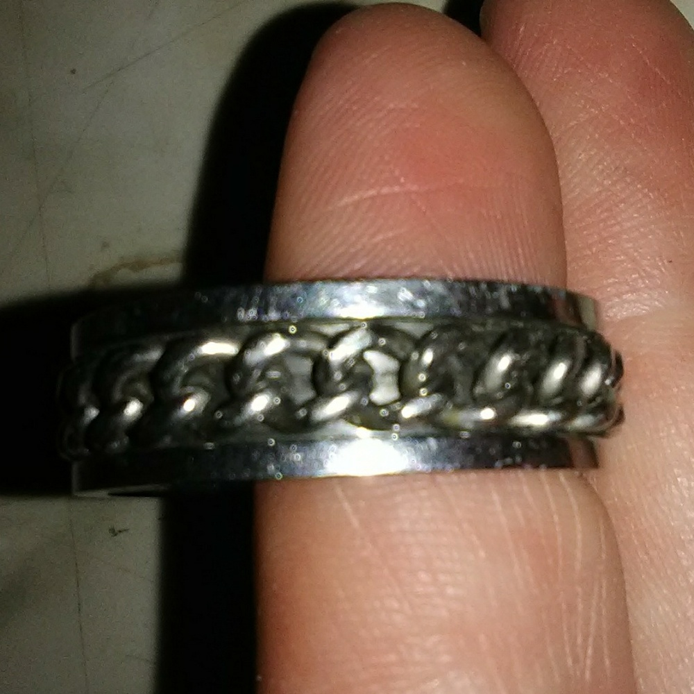 Men's Stainless Spinner Ring